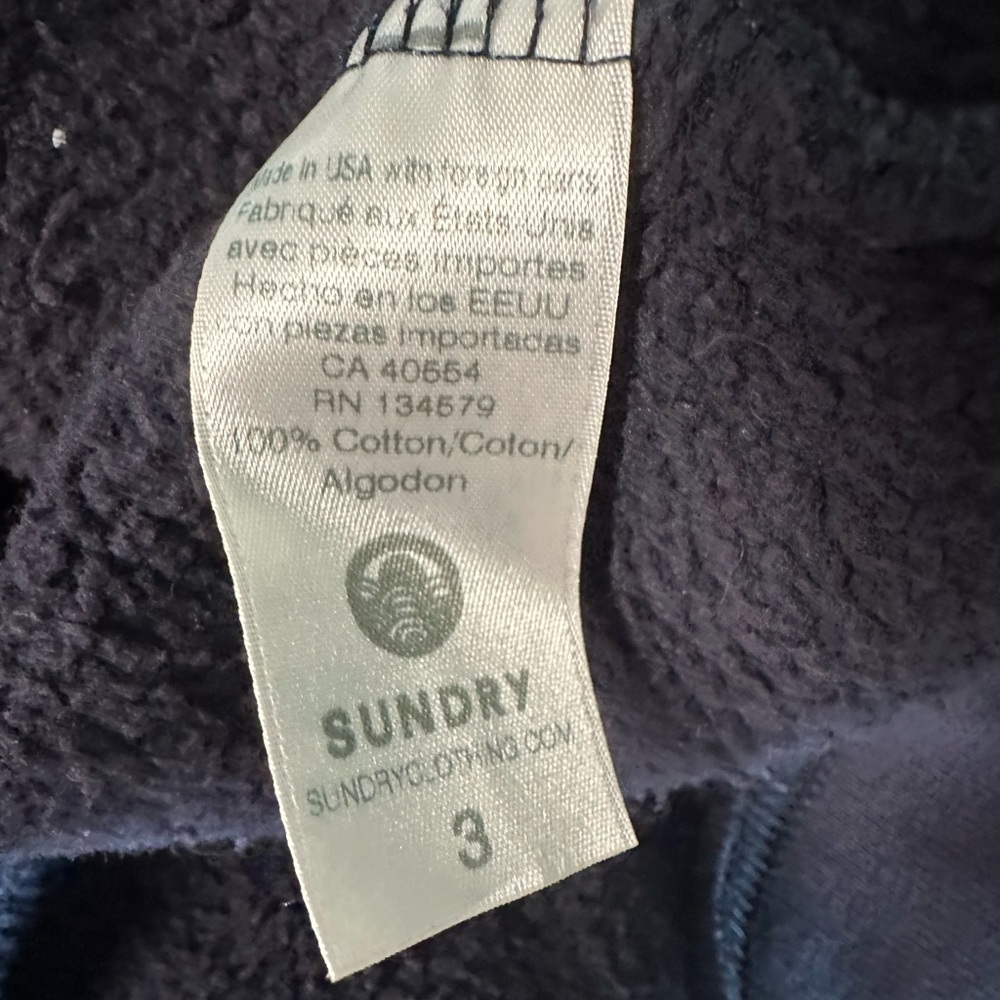 Sundry Blue Sweatshirt - Picture 4 of 4